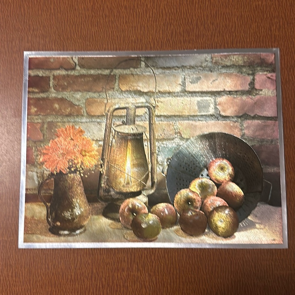 Vintage‎ Apples Dufex Foil Art Print from England